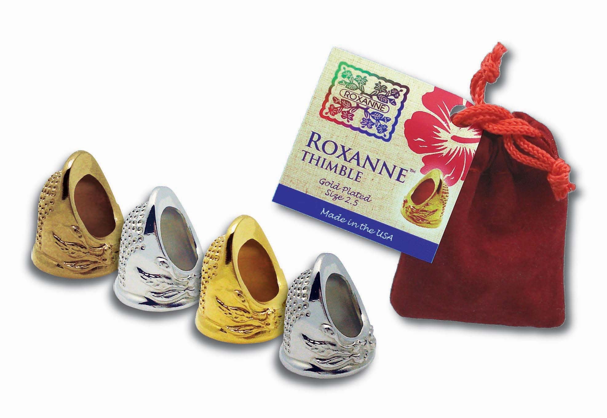 Roxanne Gold Plated Thimble Size 9