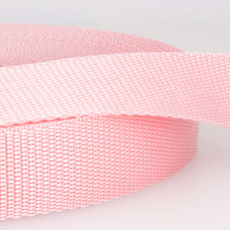 25mm Polypropylene Webbing in Pink