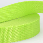 30mm Polypropylene Webbing in Lime