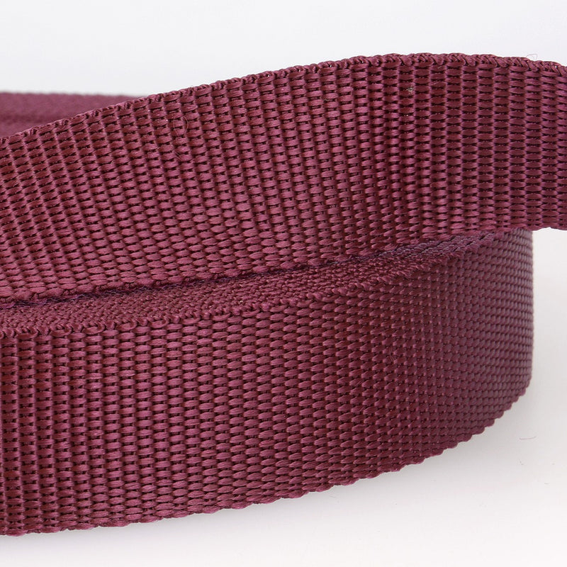 40mm Polypropylene Webbing in Burgundy