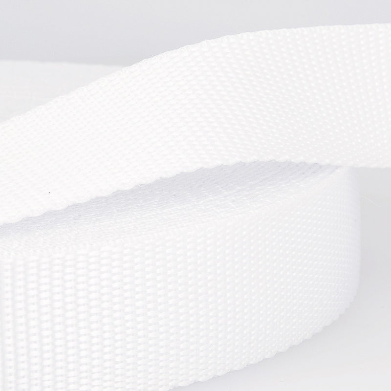 50mm Polypropylene Webbing in White