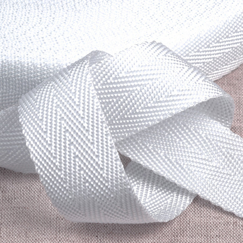 25mm Polypropylene Webbing in White