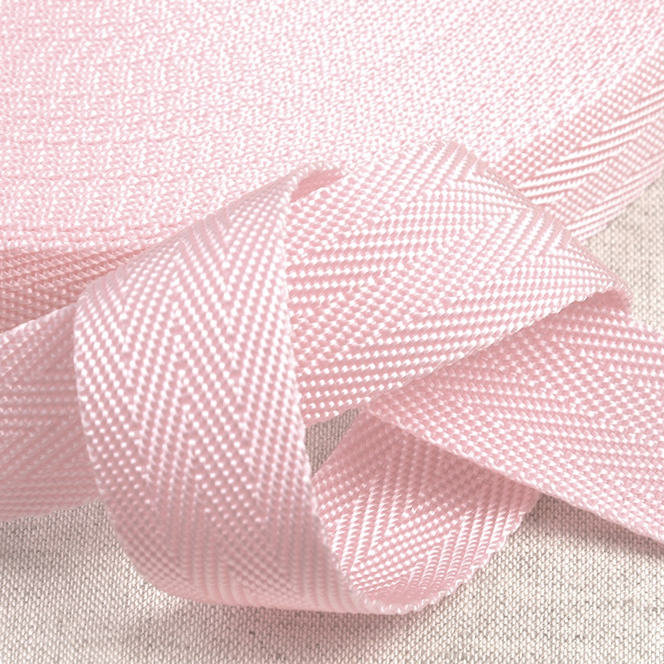 25mm Polypropylene Webbing in Pink