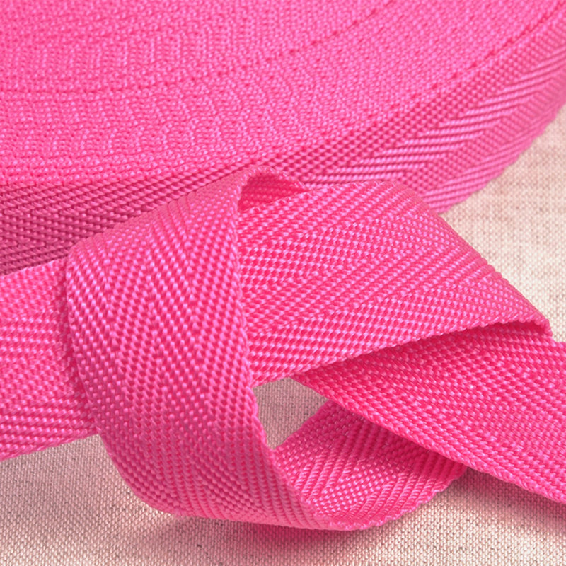 25mm Polypropylene Webbing in Fuschia