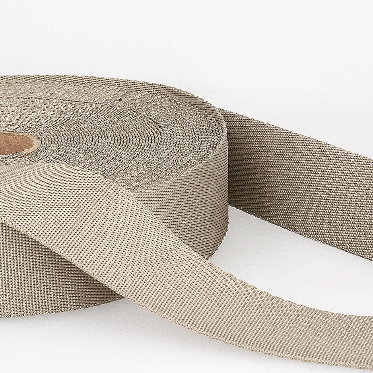 10mm Polyester Webbing in Taupe