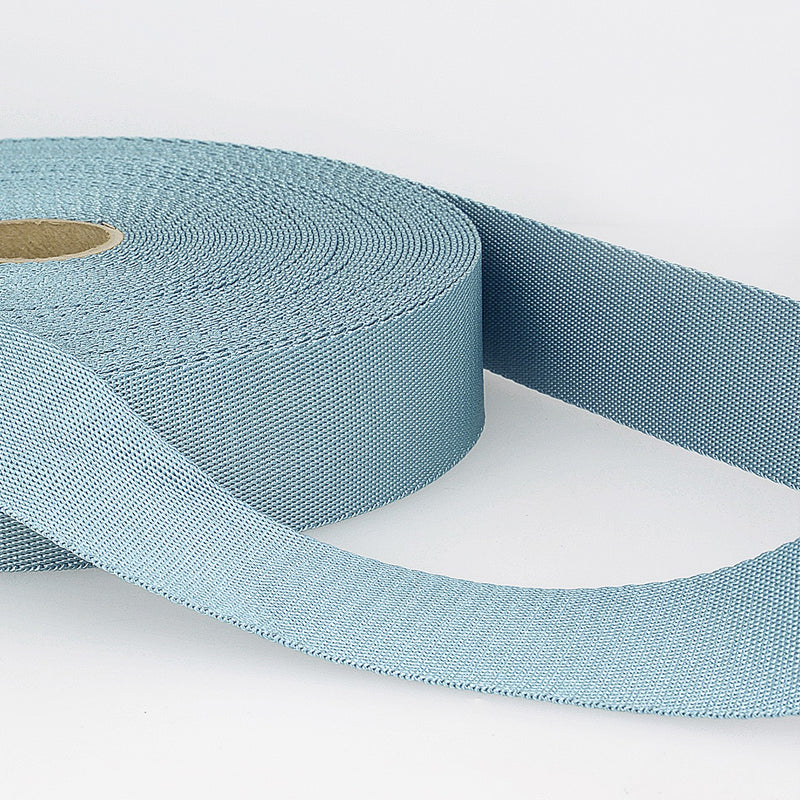 10mm Polyester Webbing in Light Blue