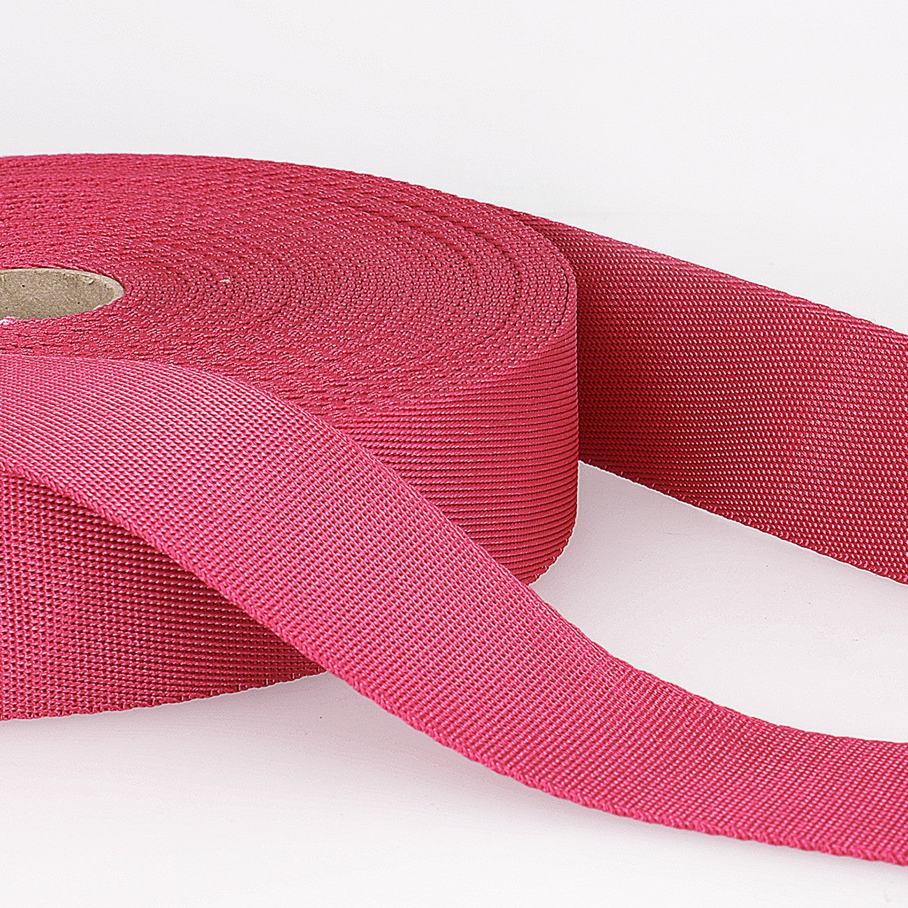 15mm Polyester Webbing in Fuschia