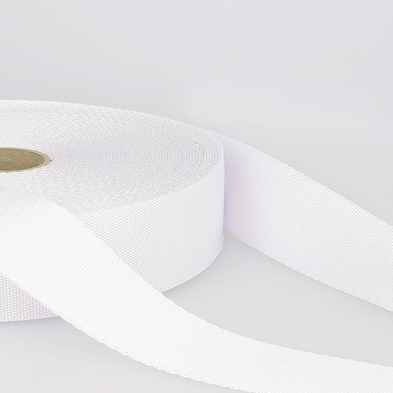 20mm Polyester Webbing in White