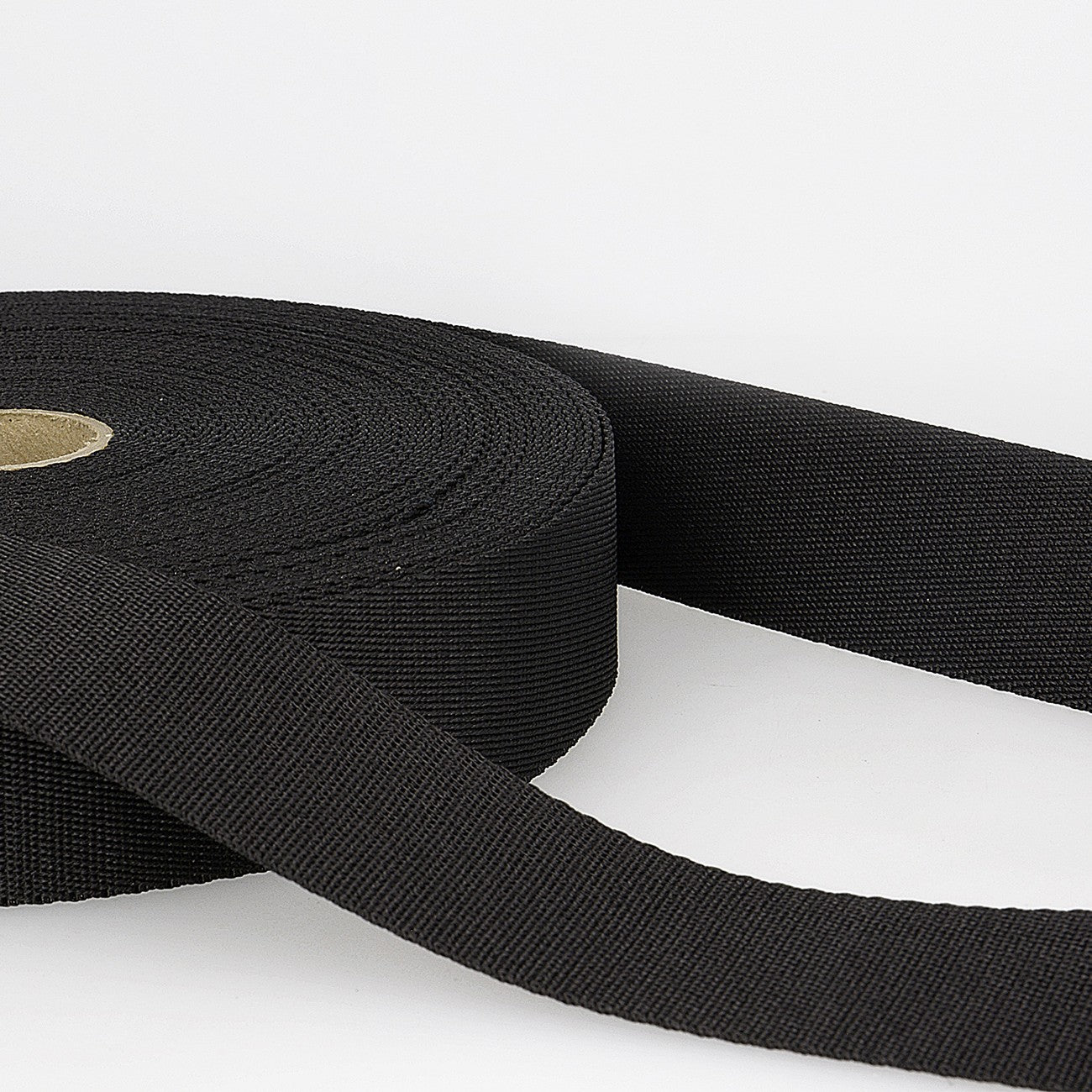 20mm Polyester Webbing in Black