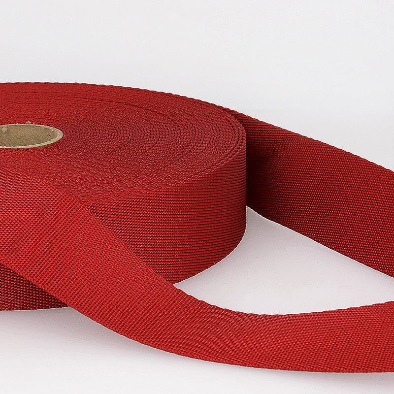 20mm Polyester Webbing in Red