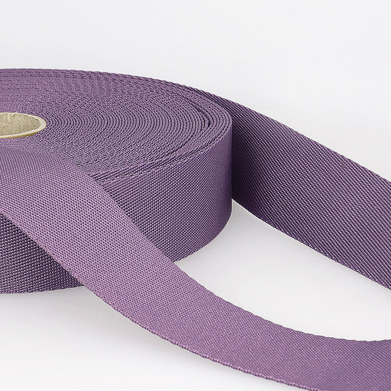 20mm Polyester Webbing in Purple