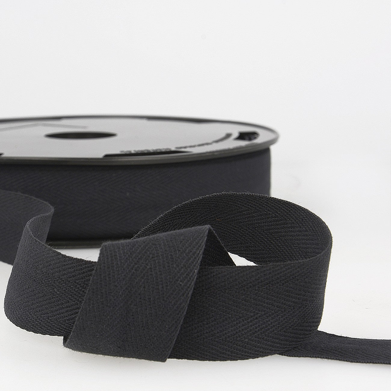 Cotton Twill Tape 11mm x 50m Black