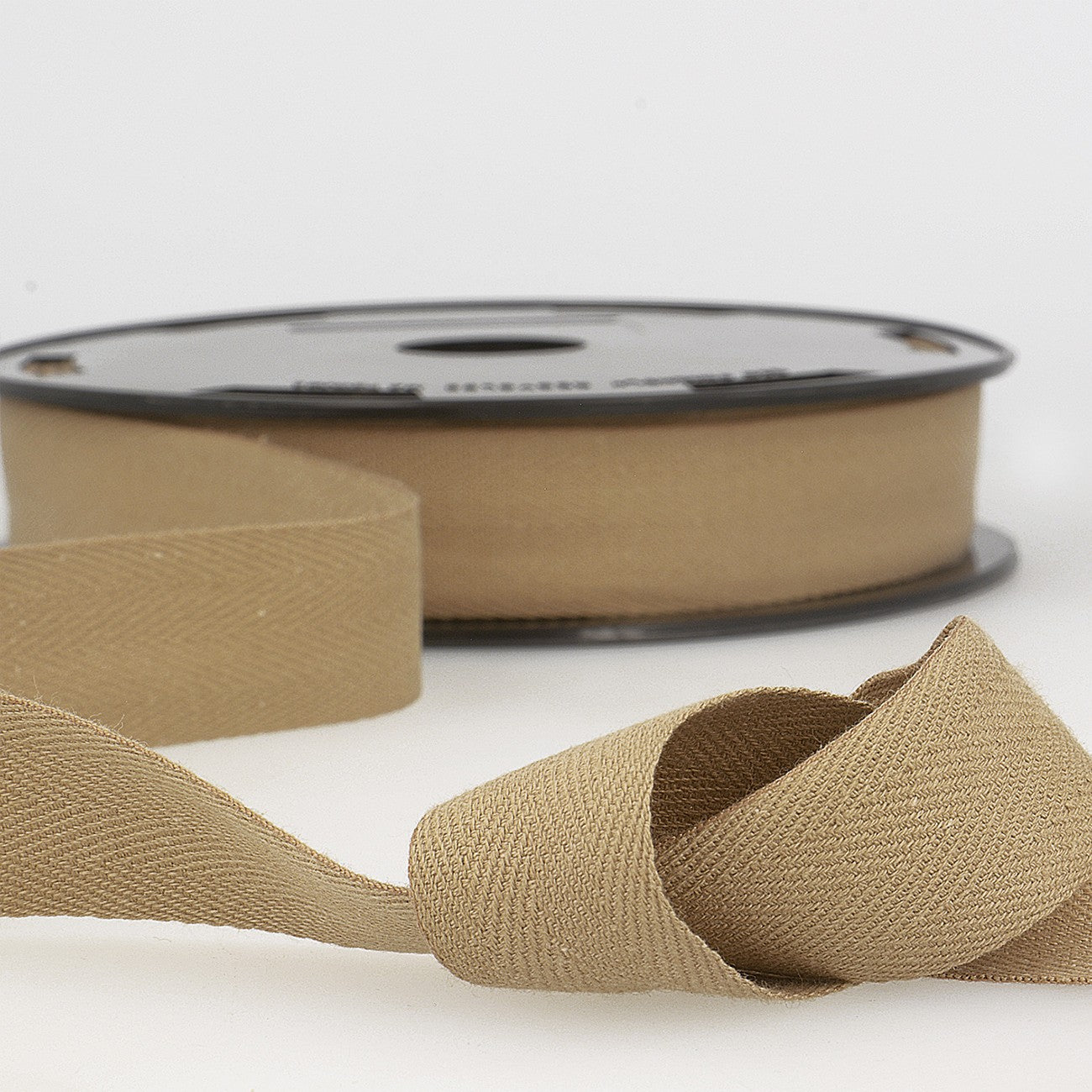 Cotton Twill Tape 25mm Tan