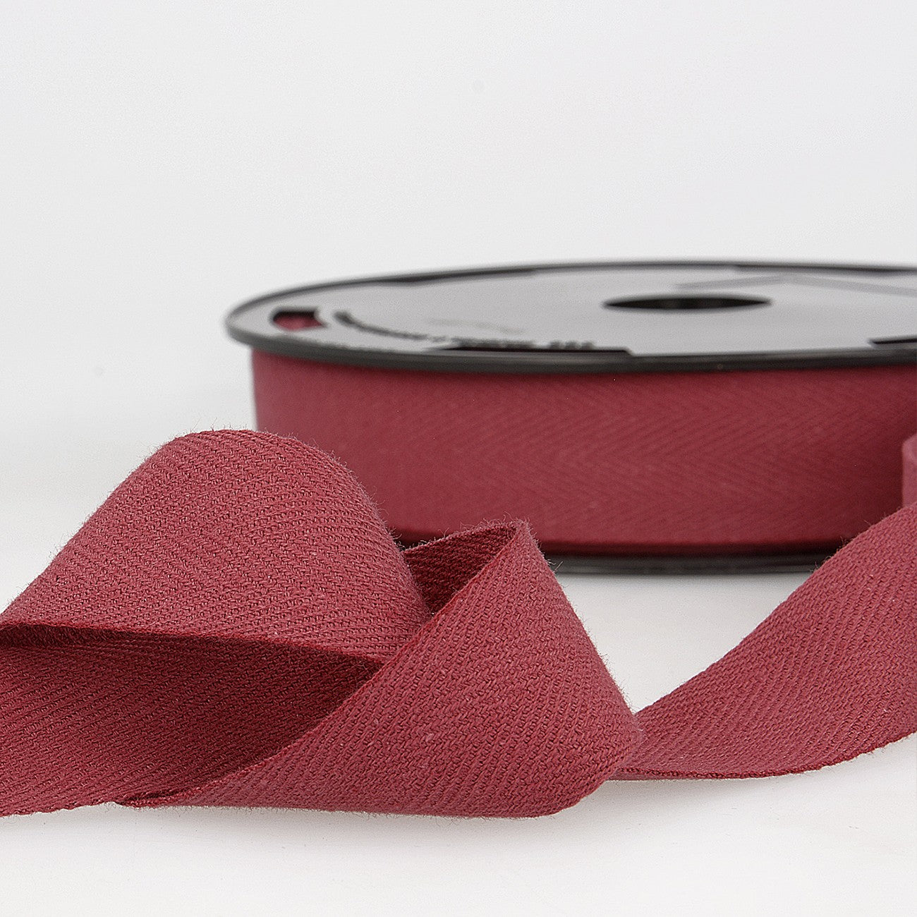 Cotton Twill Tape 25mm Dark Red