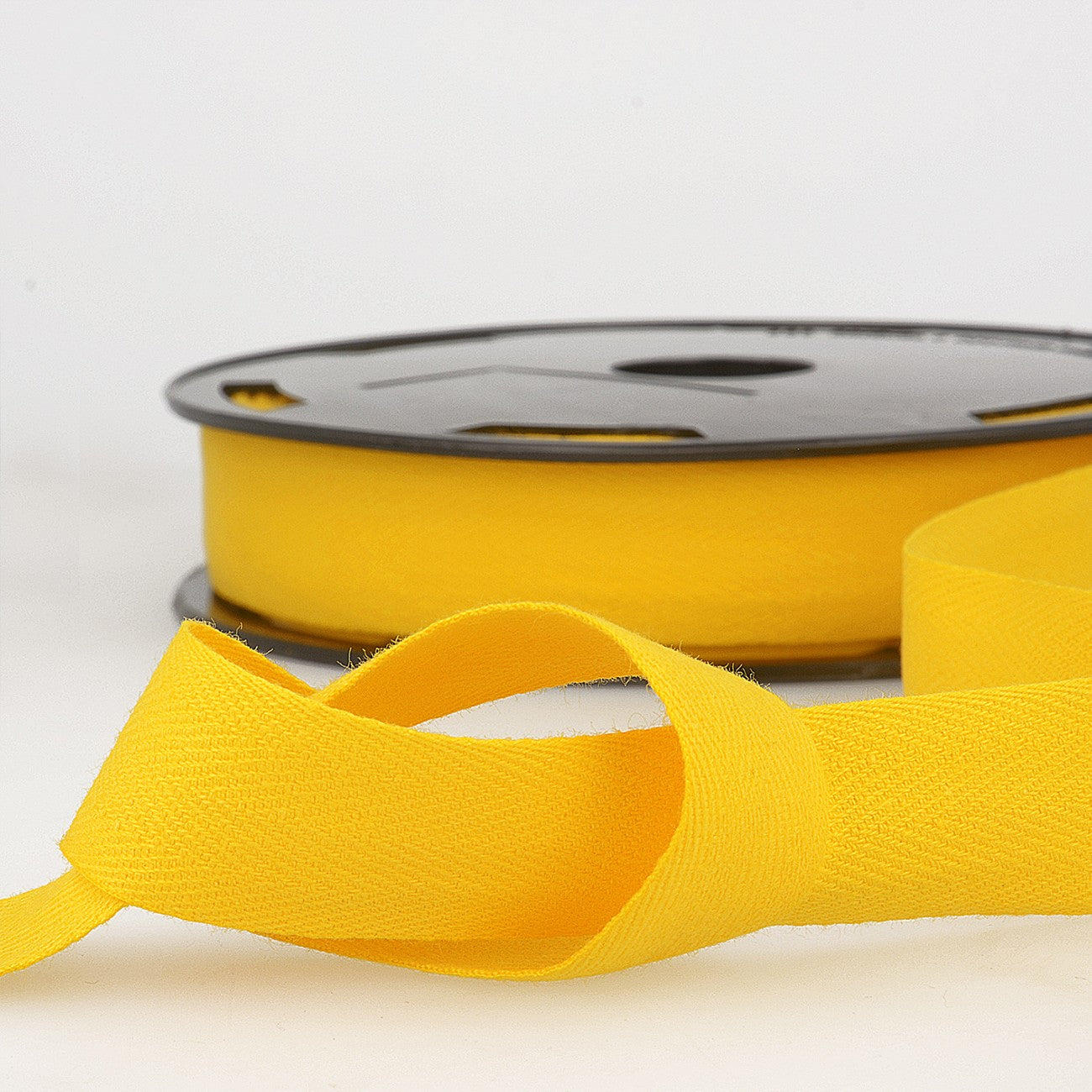 Cotton Twill Tape 25mm Yellow