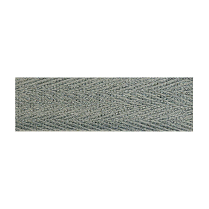 Cotton Twill Tape 25mm Light Gray