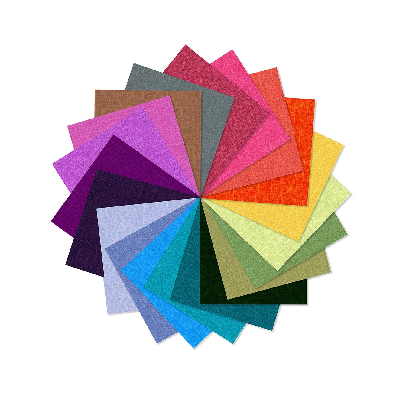 Fat Quarter 24/7 Linen Prism, 20pcs/bundle