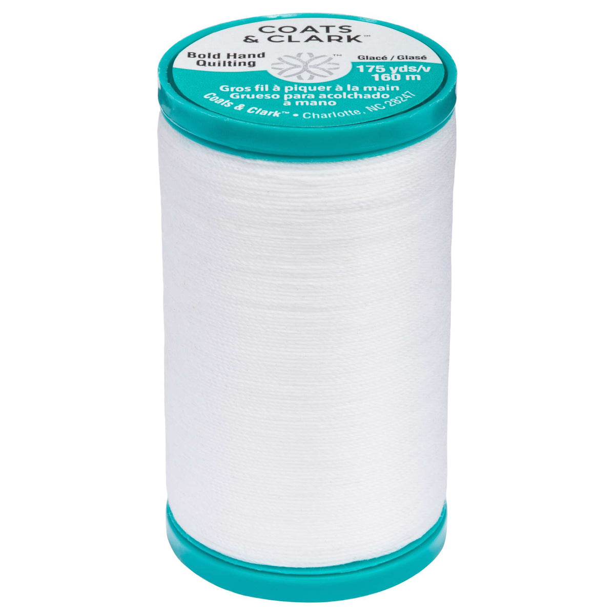 Coats Bold Hand Quilting Thread 175 yds White