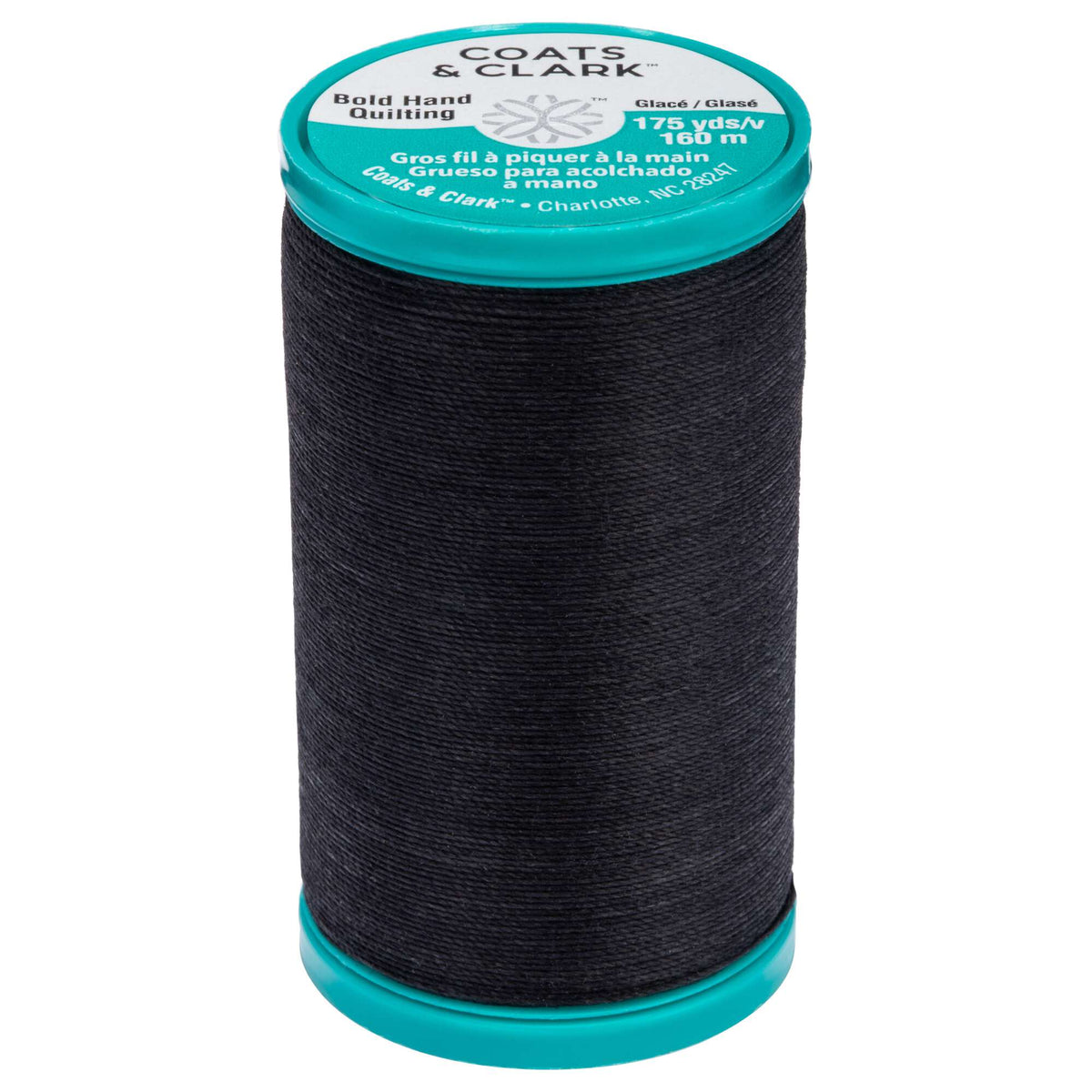 Coats Bold Hand Quilting Thread 175 yds Black