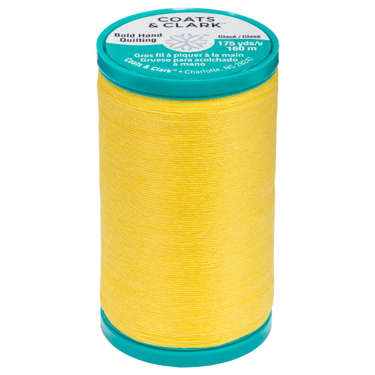 Coats Bold Hand Quilting Thread 175 yds Sun Yellow