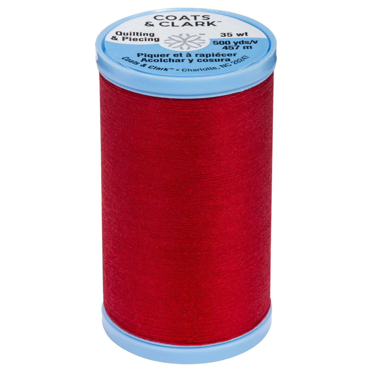 Coats Cotton Covered Quilting & Piecing Thread 500 yds Red