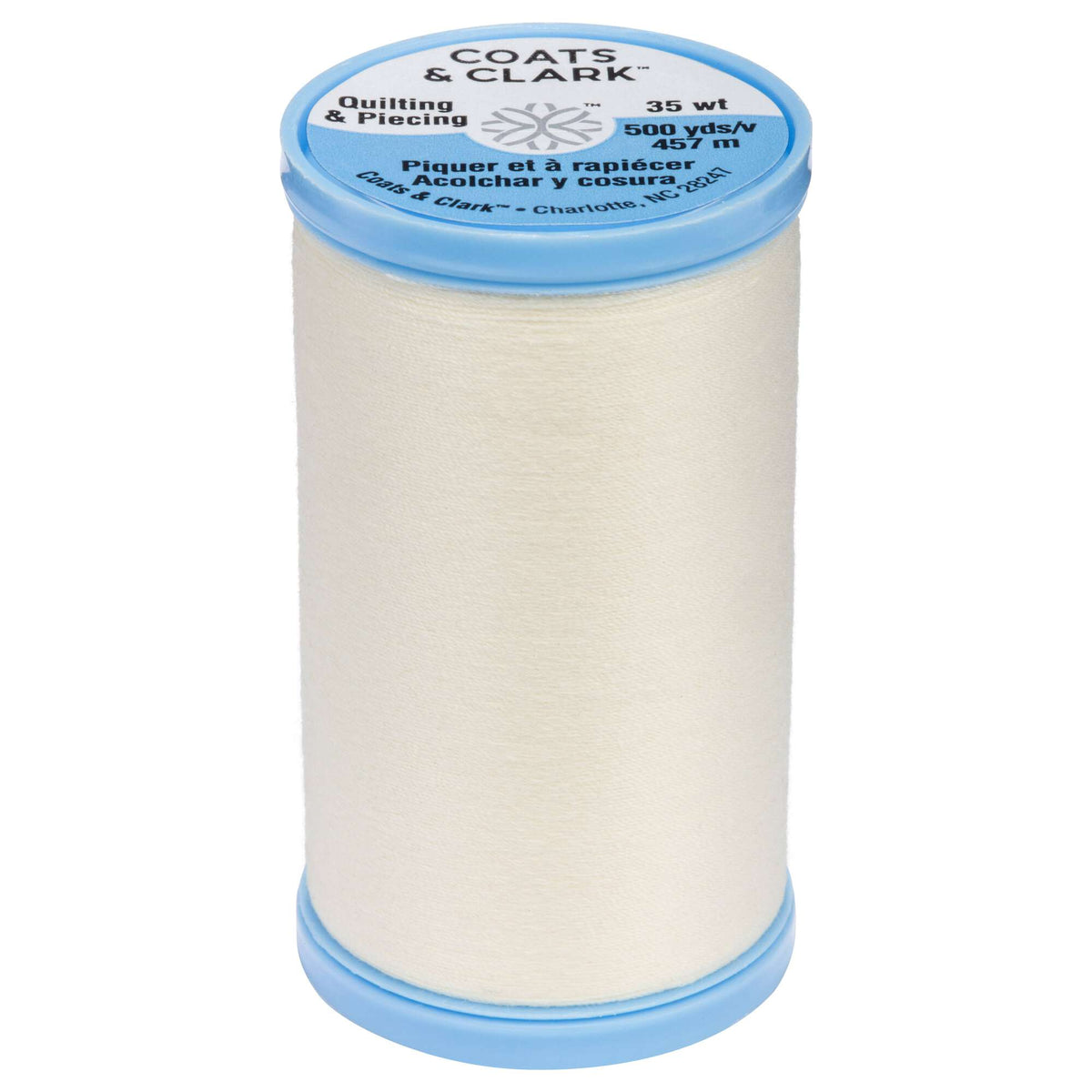 Coats Cotton Covered Quilting & Piecing Thread 500 yds Pearl