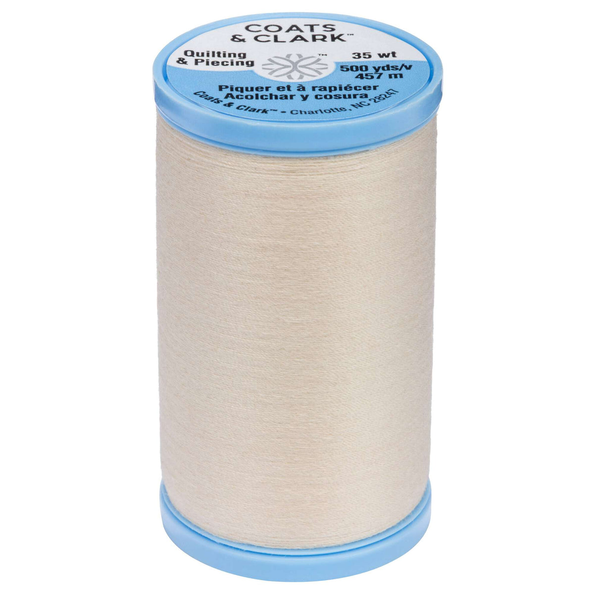 Coats Cotton Covered Quilting & Piecing Thread 500 yds Natural