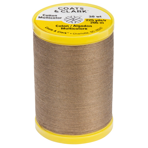 Coats Cotton Sewing Thread 225 yds Driftwood