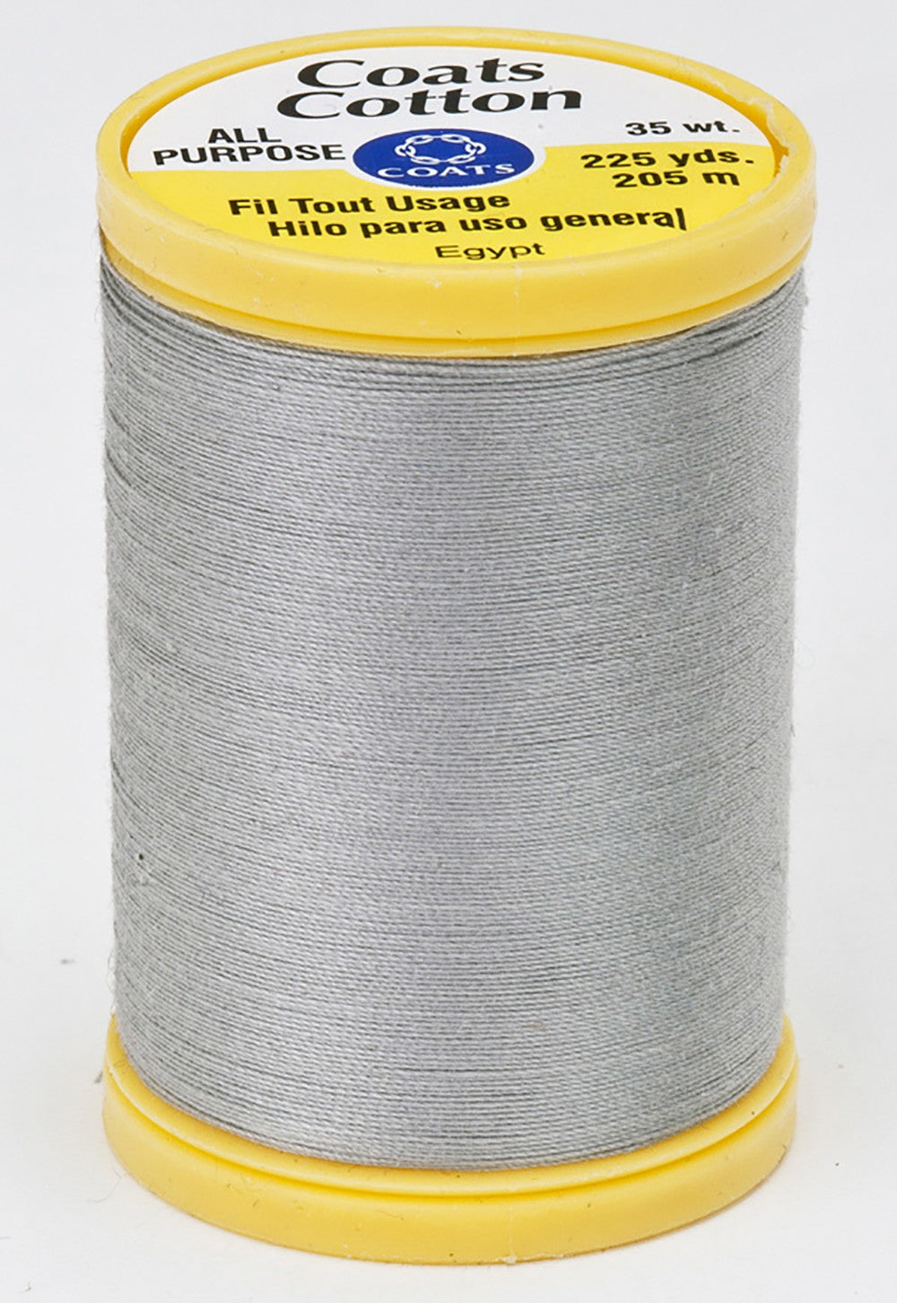 Coats Cotton Sewing Thread 225 yds Nugrey