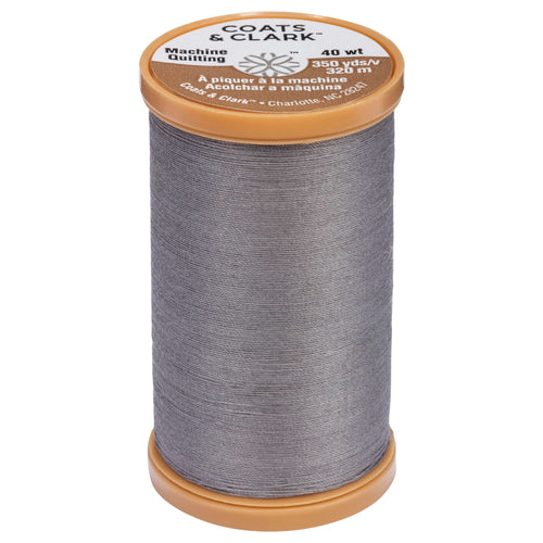 Coats Cotton Machine Quilting Thread 350 yds Slate