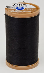 Coats Cotton Machine Quilting Thread 350 yds Black