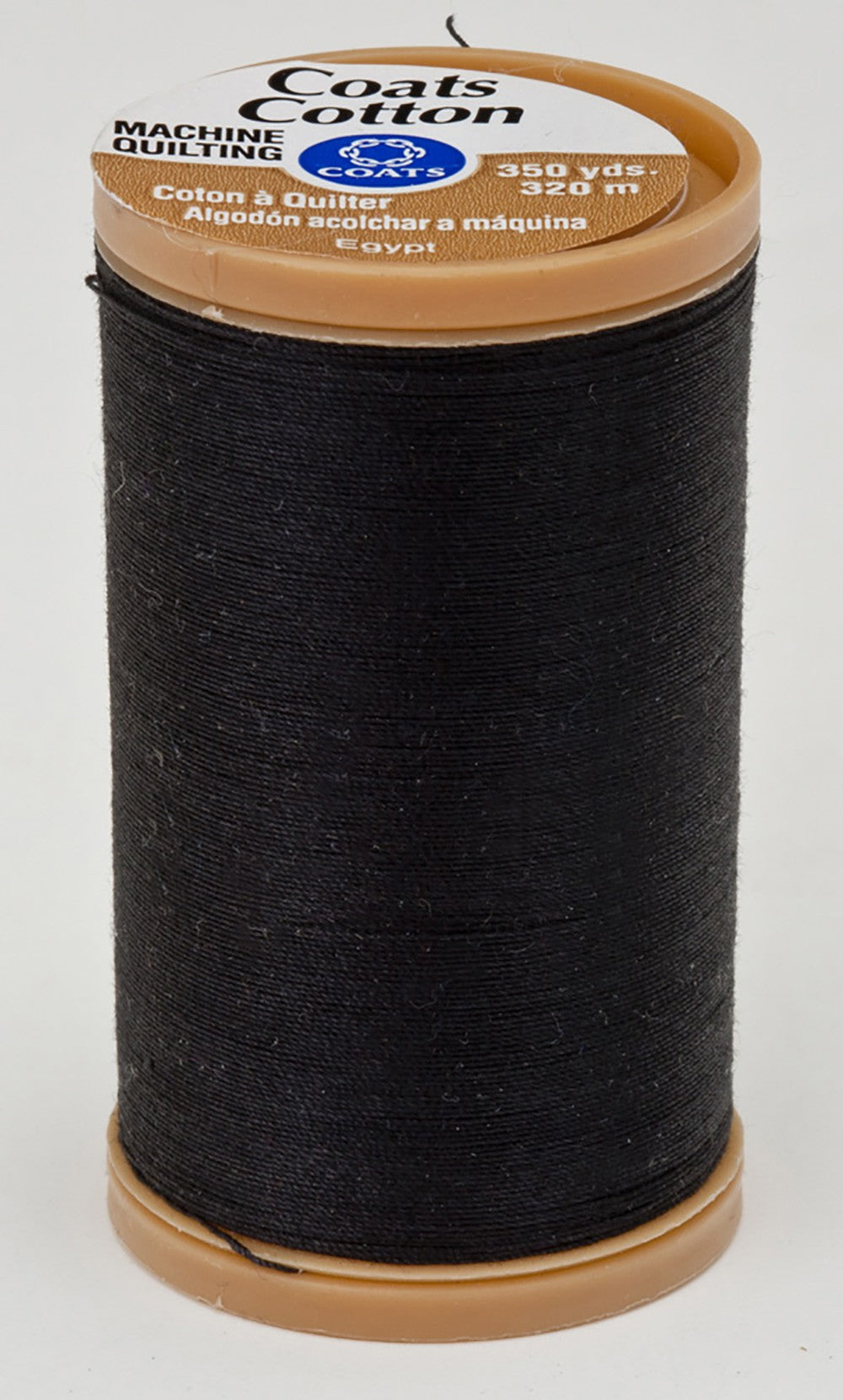 Coats Cotton Machine Quilting Thread 350 yds Black