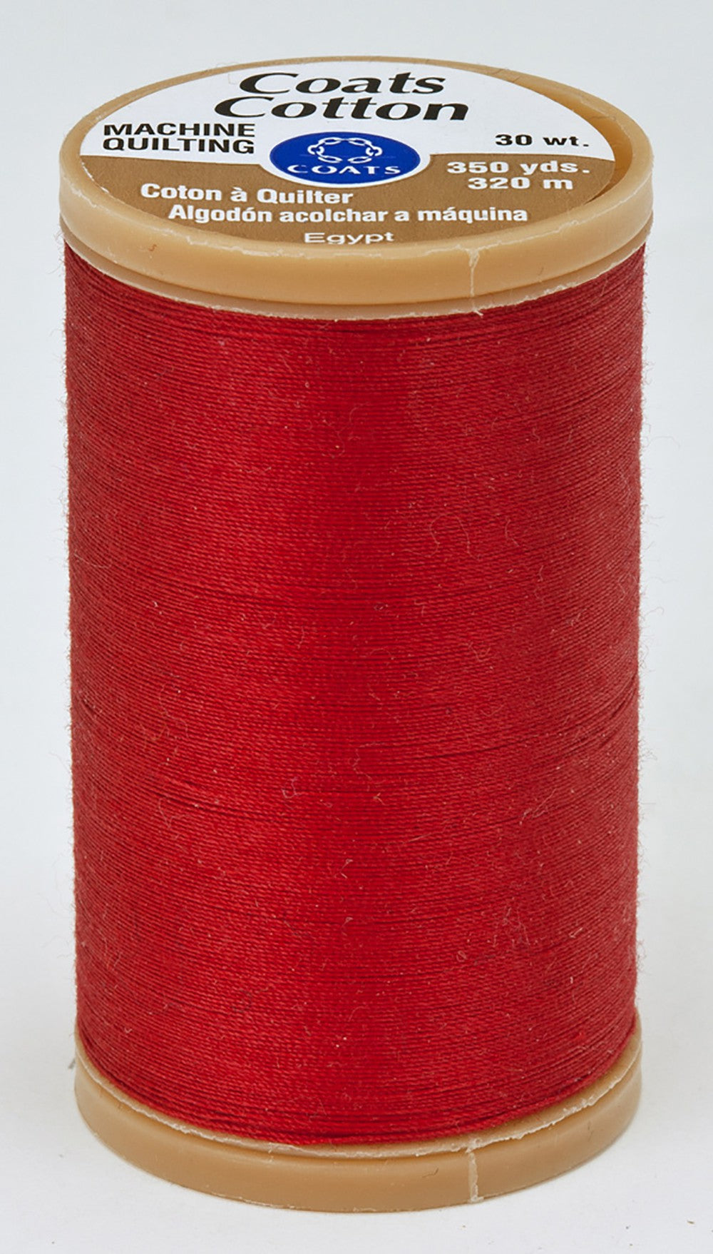 Coats Cotton Machine Quilting Thread 350 yds Red