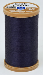 Coats Cotton Machine Quilting Thread 350 yds Navy