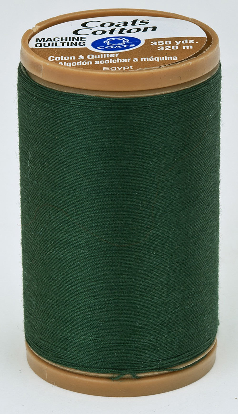 Coats Cotton Machine Quilting Thread 350 yds Forest Green