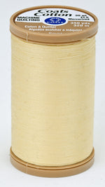 Coats Cotton Machine Quilting Thread 350 yds Yellow