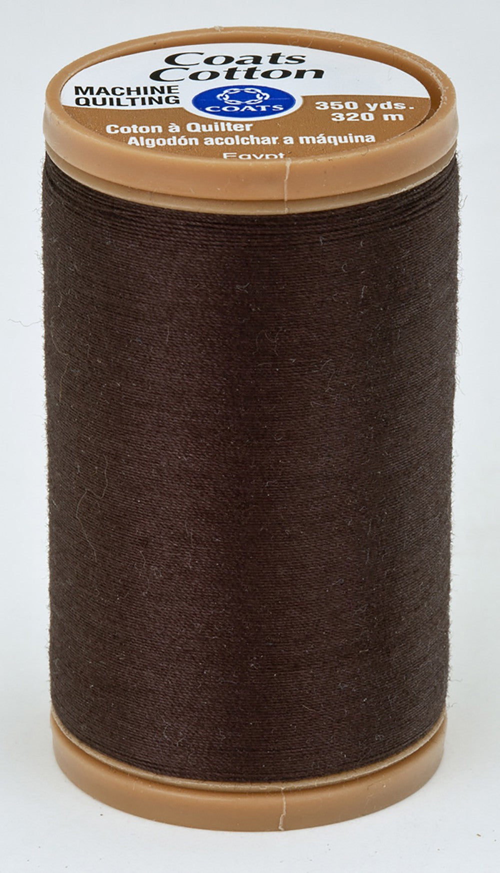 Coats Cotton Machine Quilting Thread 350 yds Chona Brown