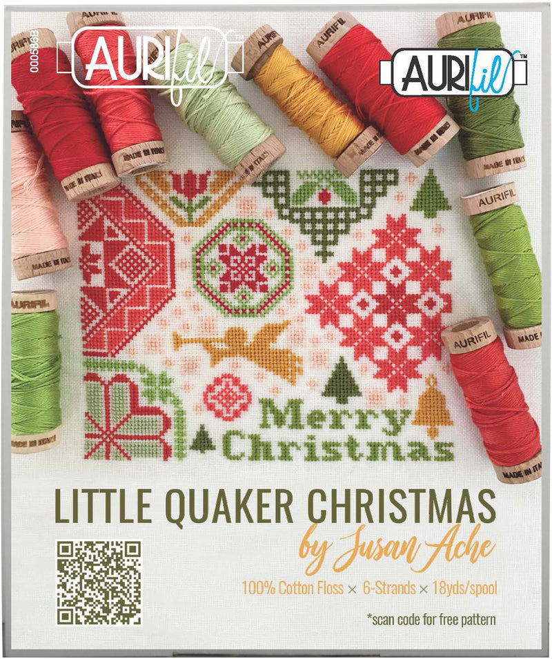 Little Quaker Christmas Thread Collection by Susan Ache 10 Small Floss Spools