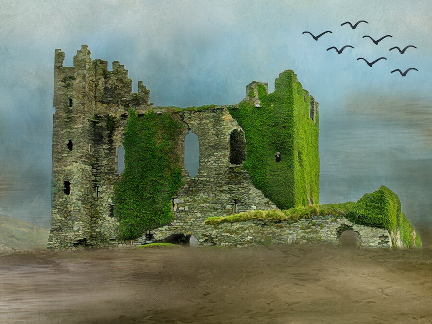 Castle Ruins 24in x 18in
