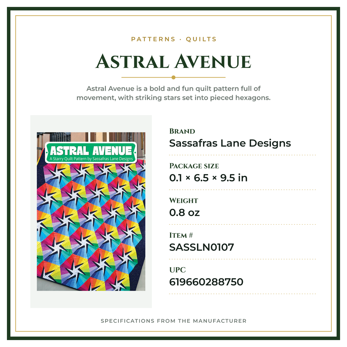 Product Specifications – Astral Avenue