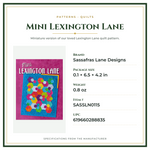 Product Specifications – Mini Lexington Lane