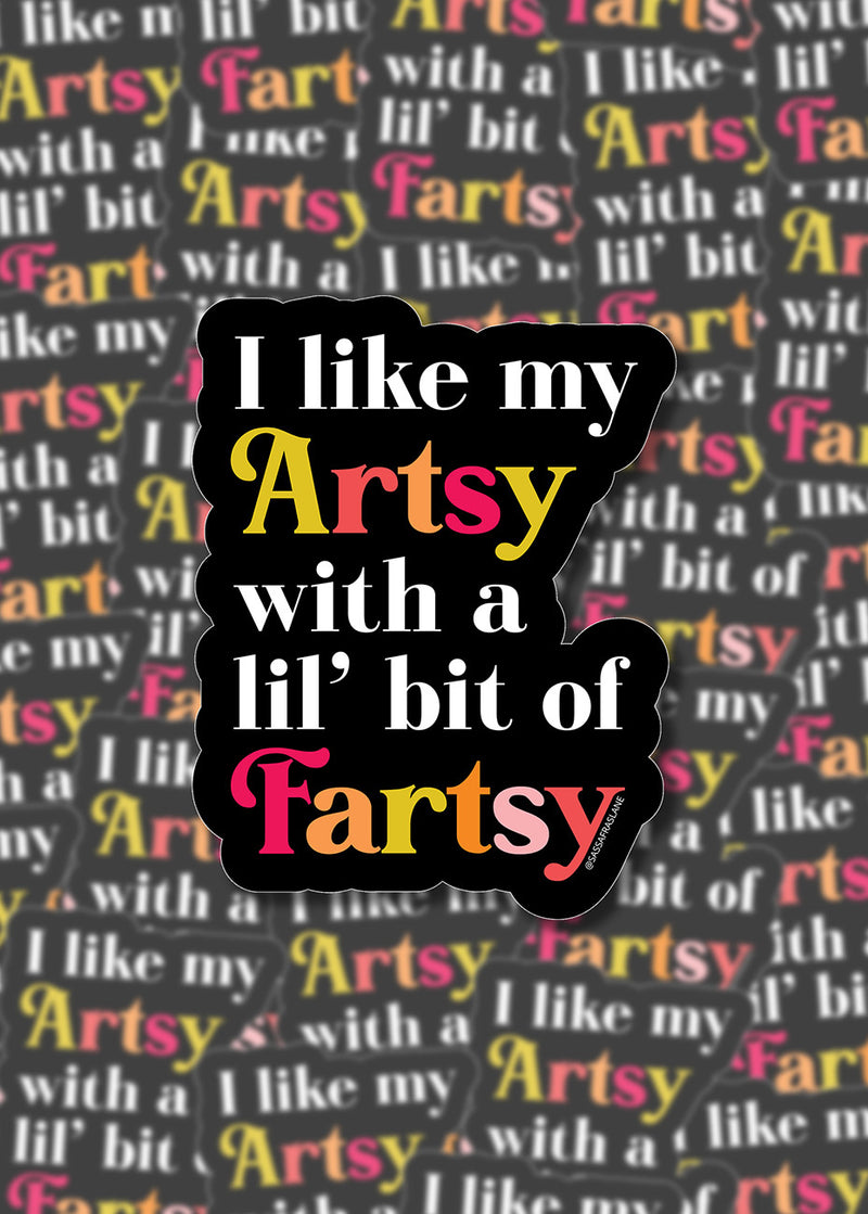 Artsy Fartsy Stickers 6pk
