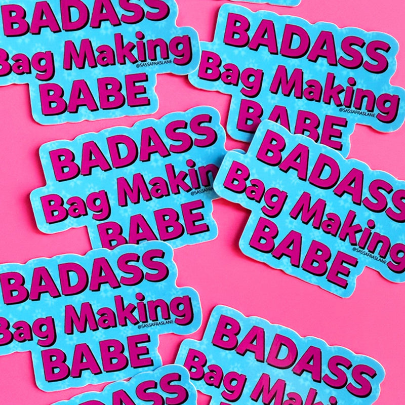 Badass Bag Making Babe Stickers 6pk