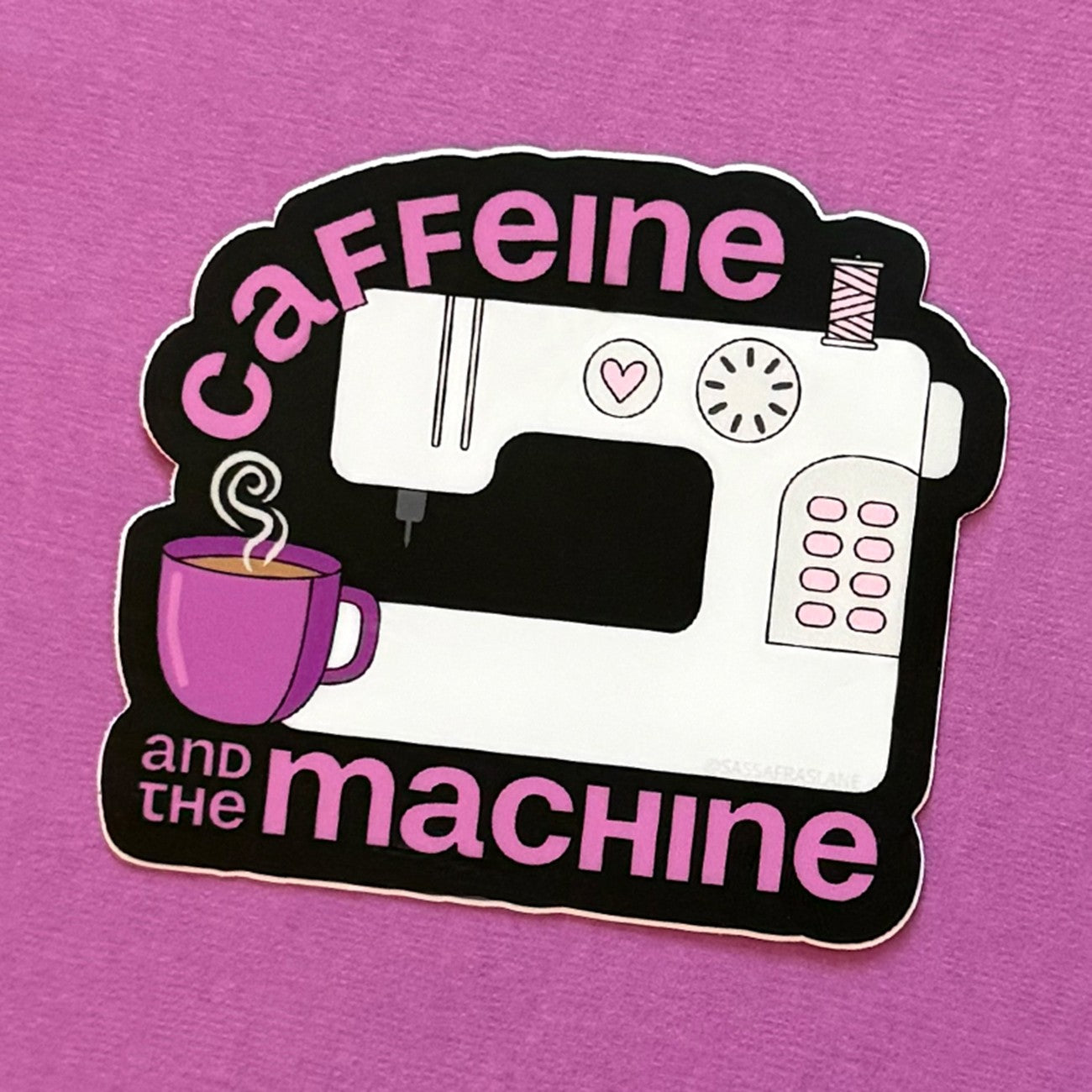 Caffeine & the Machine Stickers 6pk