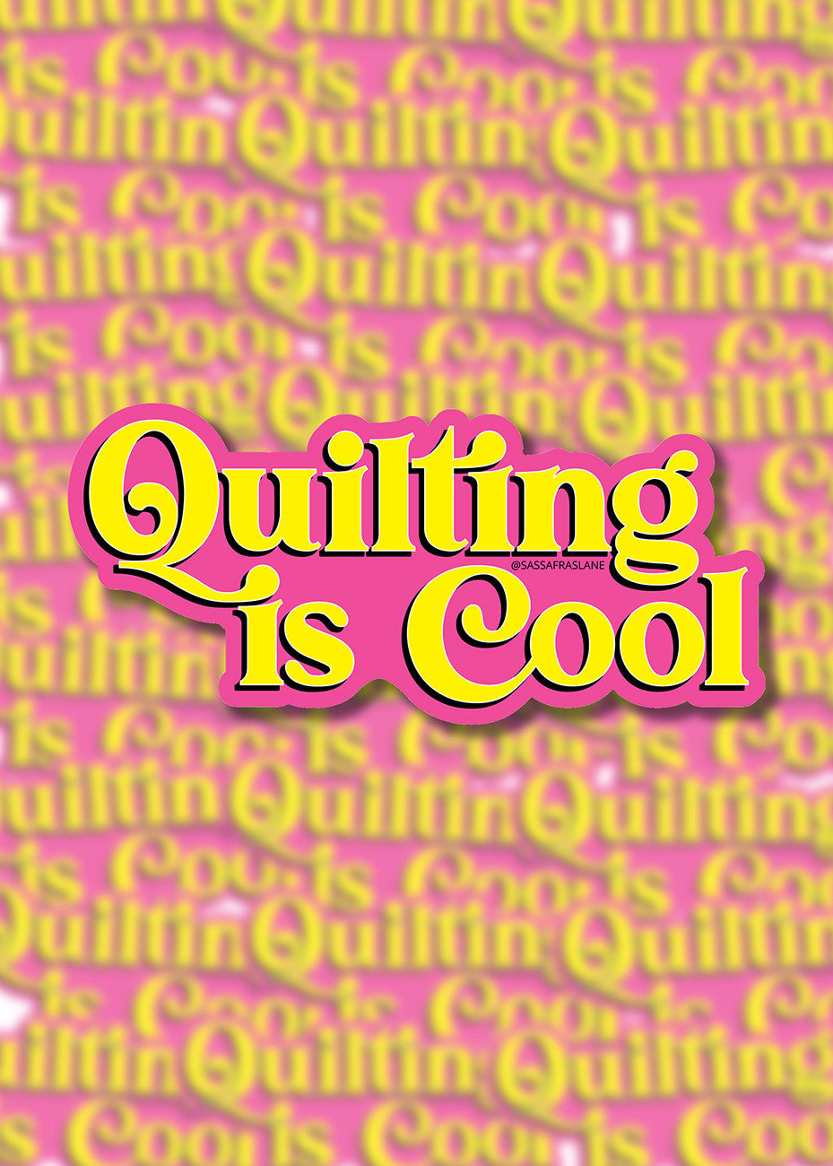 Quilting is Cool Stickers 6pk