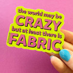 Crazy World Stickers 6pk