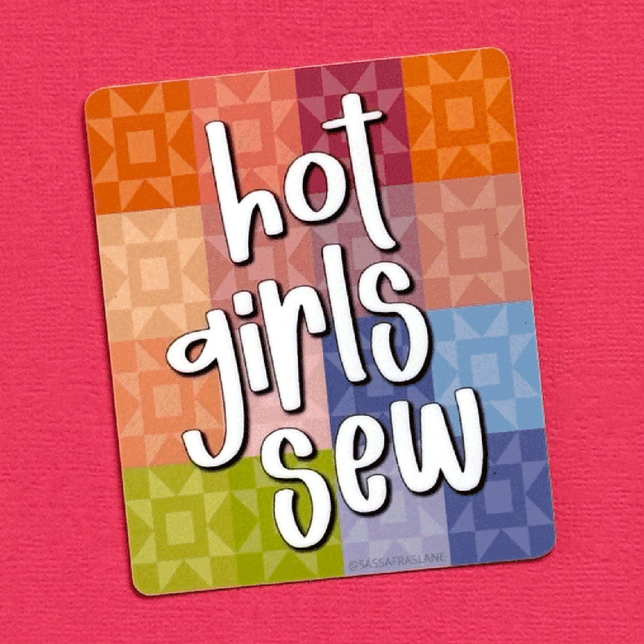 Hot Girls Sew Stickers 6pk