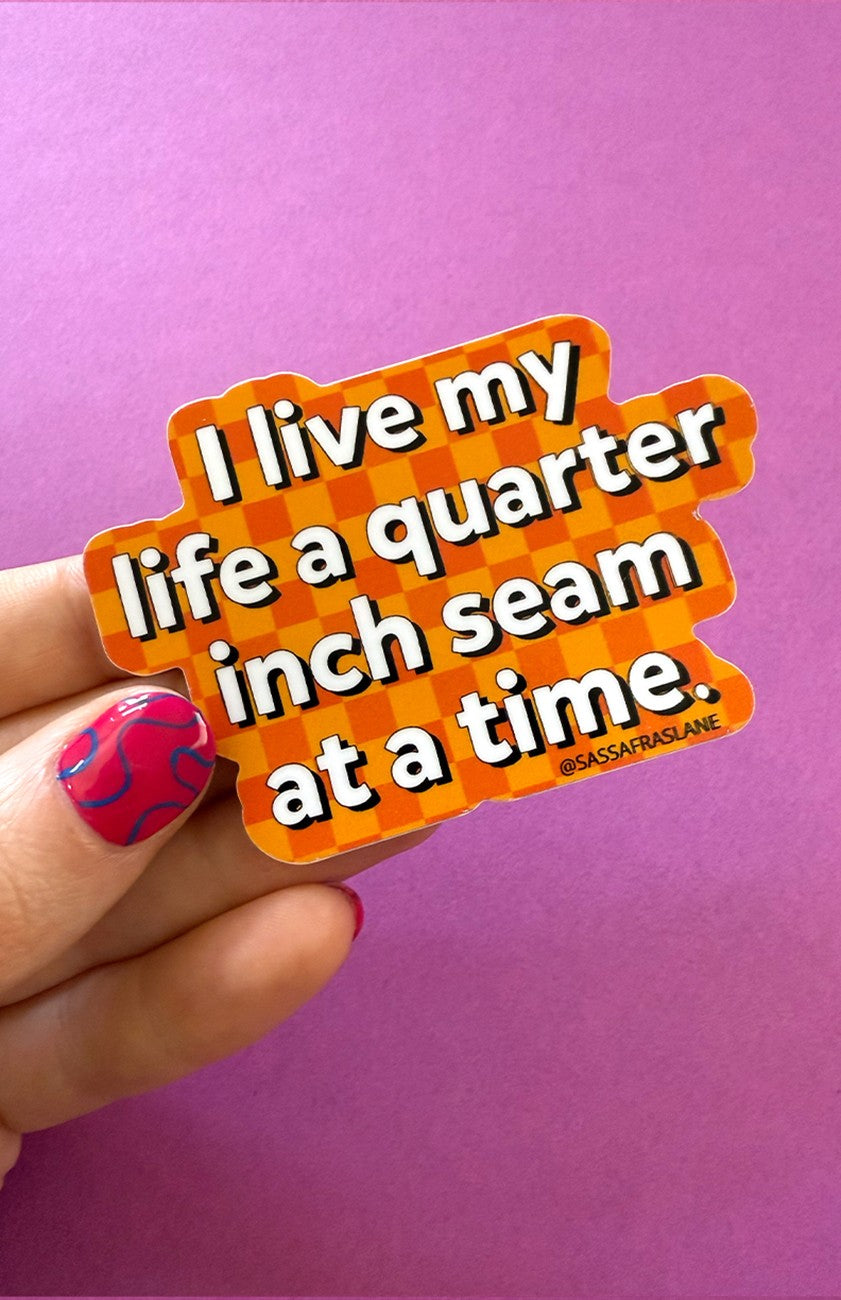 Quarter Inch at a Time Stickers 6pk