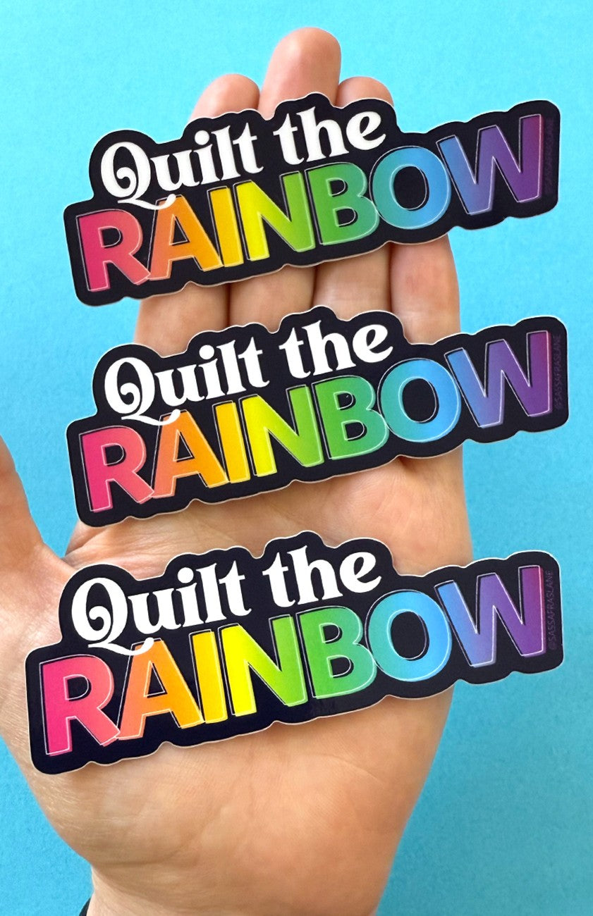 Quilt the Rainbow Stickers 6pk