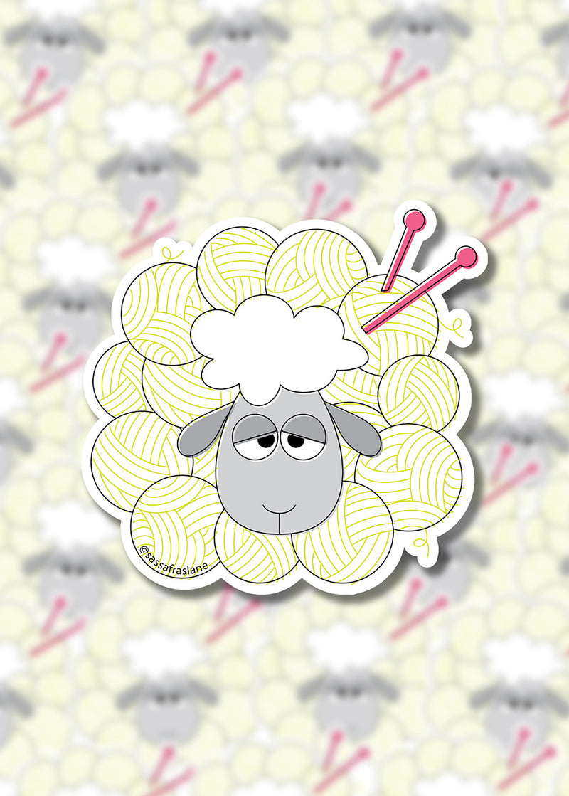 Yarnball Sheep Stickers 6pk
